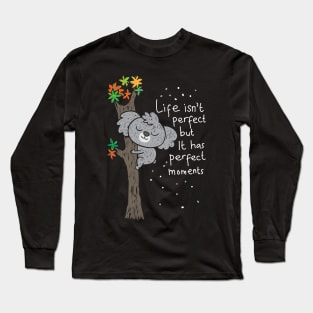 cute koala hand drawn Long Sleeve T-Shirt